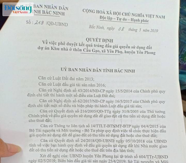 Bắc Ninh: Dự án Khu nhà ở Cầu Gạo “cầm đèn chạy trước ô tô” khách hàng cẩn trọng xuống tiền?2