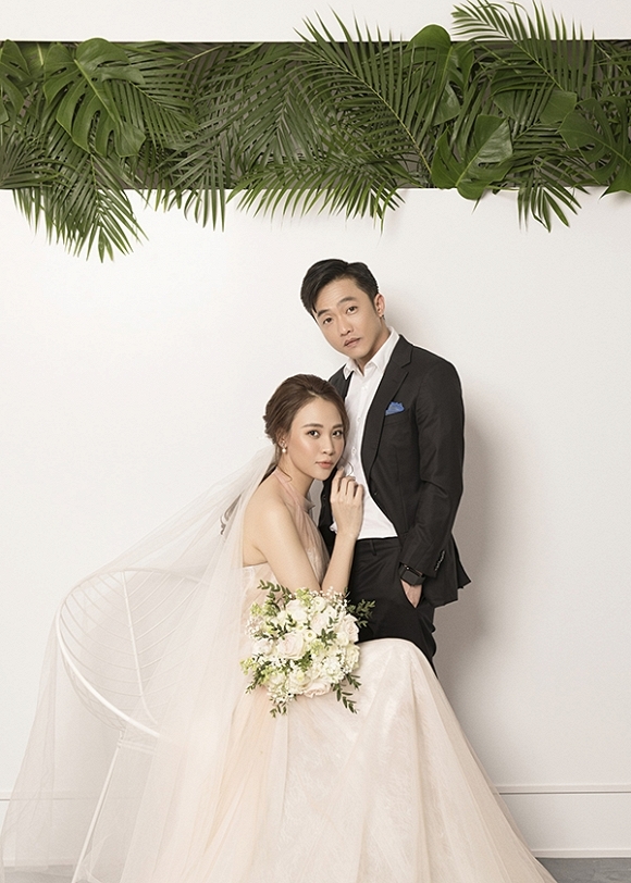 Ngắm trọn bộ ảnh cưới của Đàm Thu Trang và Cường Đô la