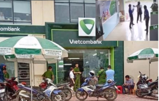 Hãi hùng lời kể của bảo vệ ngân hàng Vietcombank bị cướp bắn trúng đùi