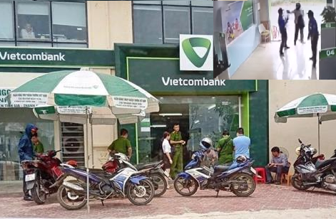 Lời kể của bảo vệ ngân hàng Vietcombank bị cướp rút súng bắn bị thương