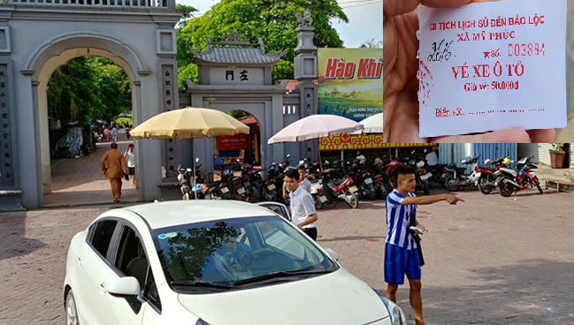 Tiếp diễn nạn in vé giả thu tiền 'chặt chém' du khách tại đền Bảo Lộc ở Nam Định