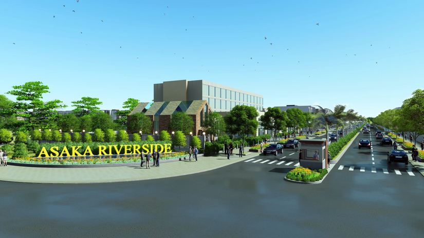 Dự án Asaka Riverside do Công ty Cổ phần Địa ốc Thành Nam làm chủ đầu tư