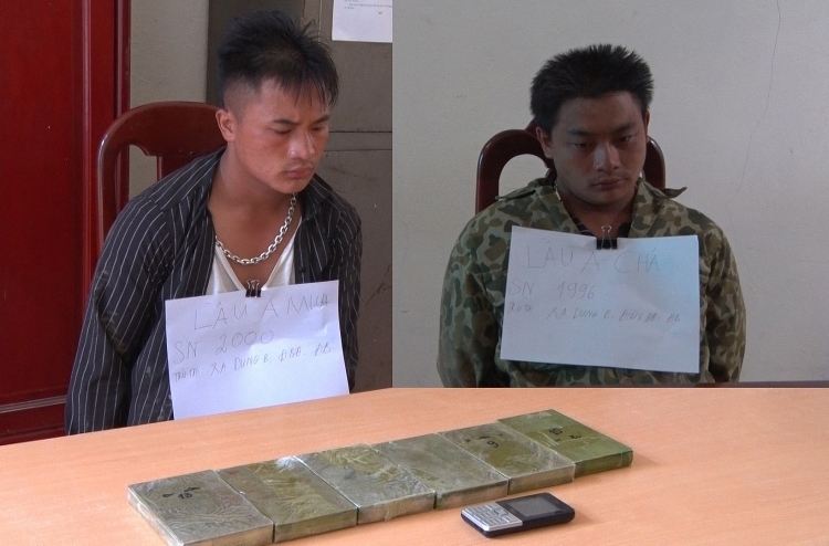 Điện Biên: Anh em ruột chi 600 triệu mua 6 bánh heroin mang từ Lào về bán