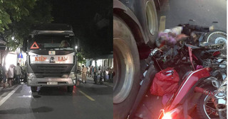Hà Nam: Va chạm với xe tải 2 công nhân tử vong trên đường đi làm về