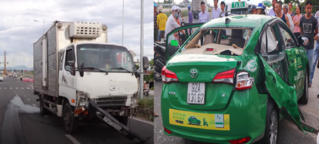 Taxi Mai Linh va chạm với ô tô tải, hành khách ngồi trong xe tử vong 