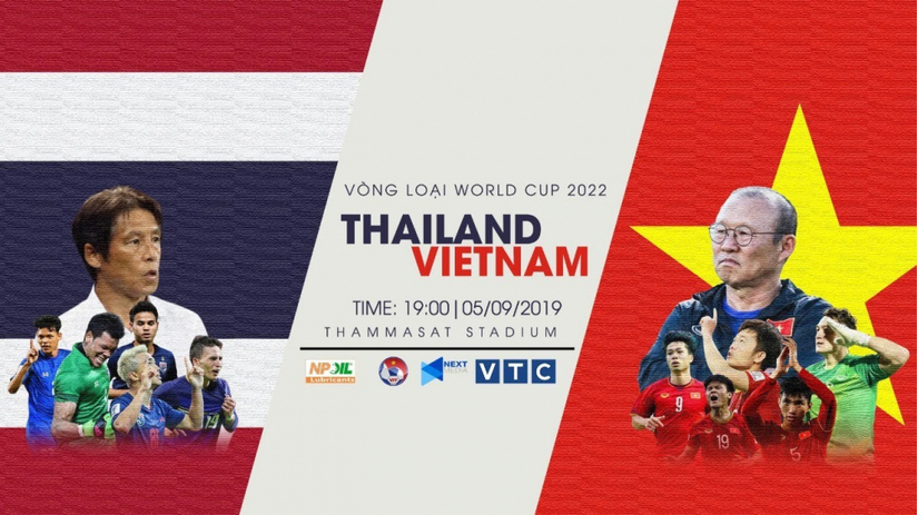 Trực tiếp trận vòng loại World Cup 2022 giữa Việt Nam và Thái Lan