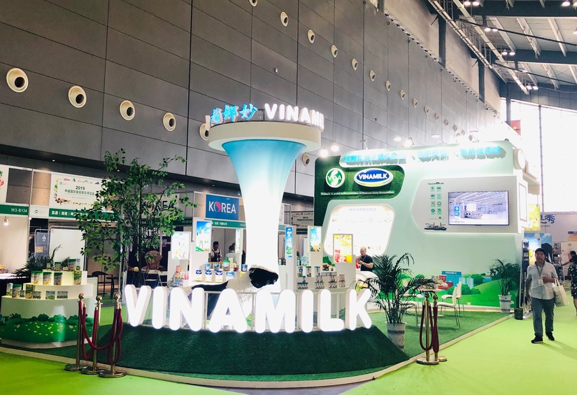 Vinamilk ạo ấn tượng trong sự kiện giới thiệu sản phẩm sữa Việt Nam tại Trung Quốc