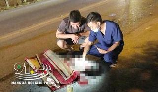 Nam Định: Đang đạp xe sang đường, 2 bà cháu bị xe khách tông tử vong