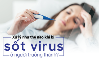 Xử lý như thế nào khi bị sốt virus ở người trưởng thành?