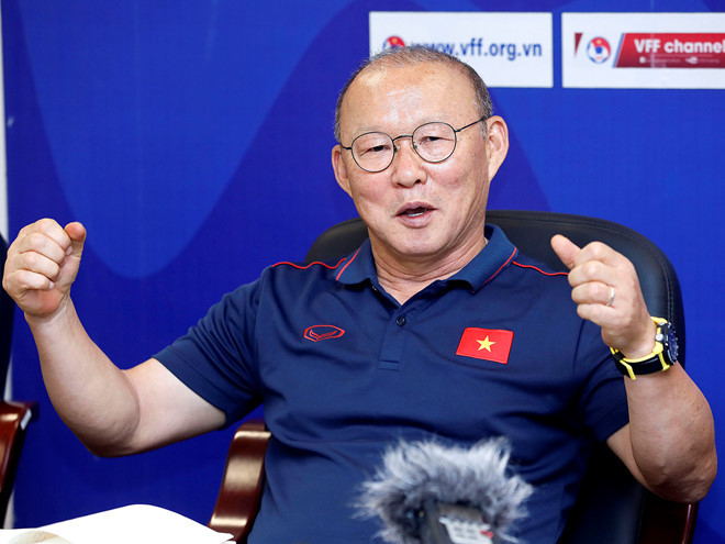 HLV Park Hang Seo tự tin cùng tuyển Việt Nam đánh bại Malaysia