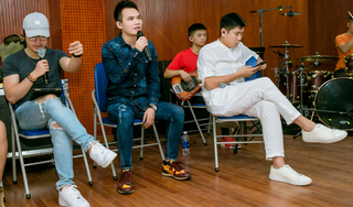 Sau ồn ào ly hôn, Hồ Hoài Anh trực tiếp vào phòng tập band cùng Khắc Việt