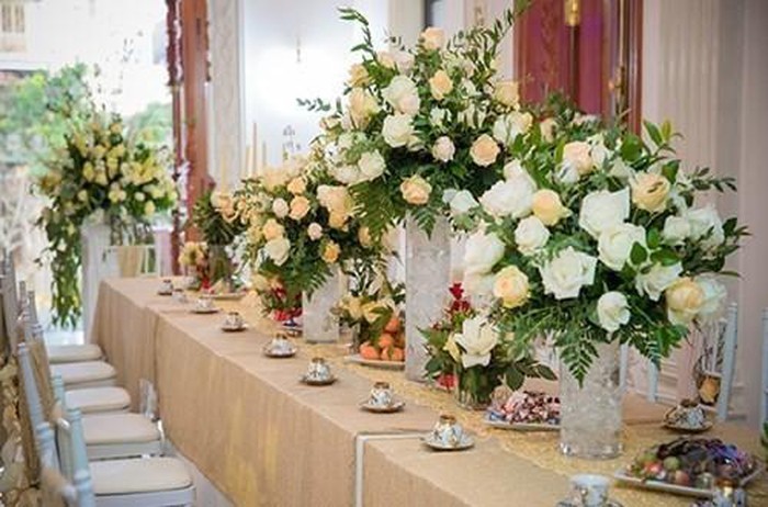 Biiệt thự của thiếu gia Nam Định chi tiền tỷ làm hoa cưới hoành tráng cỡ nào?