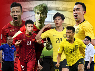 Trực tiếp Việt Nam vs Malaysia: Công Phượng, Đoàn Văn Hậu đá chính