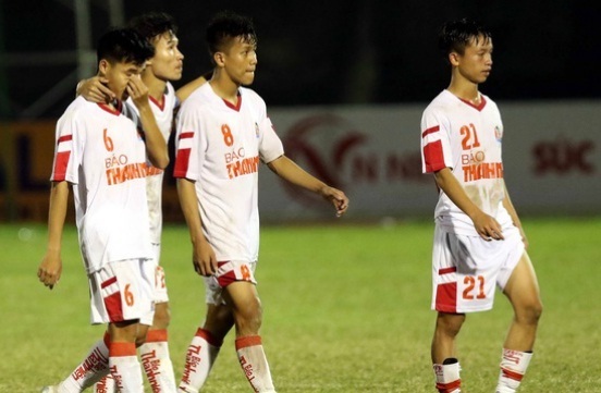 U21 HAGL thua đậm U21 Hồng Lĩnh Hà Tĩnh ở giải vô địch quốc gia