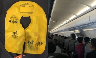 'Chôm' áo phao trên máy bay, nữ hành khách muối mặt khi an ninh sân bay vạch trần