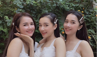 3 chị em nhà Nhã Phương xinh đẹp đọ sắc cùng nhau 