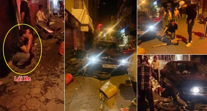 Danh tính tài xế và nạn nhân vụ BMW tông hàng loạt người trên phố Hà Nội