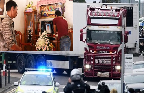 Bắt 2 đối tượng liên quan vụ 39 người chết trong thùng container ở Anh