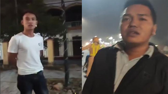 Quay clip CSGT ở Hưng Yên bị 2 người đàn ông bán sữa đe dọa xóa