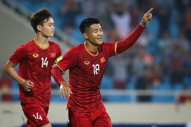 Tiền đạo Đức Chinh thực sự đã ghi 4 bàn vào lưới U22 Brunei