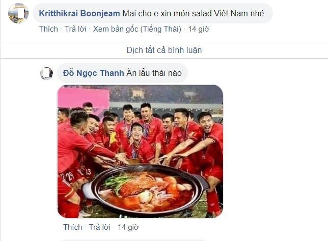 Fanpage đội tuyển Thái Lan cấm cửa cổ động viên từ Việt Nam3