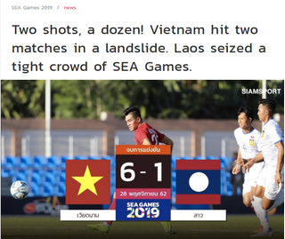 Báo chí Thái Lan ấn tượng với hàng công của U22 Việt Nam