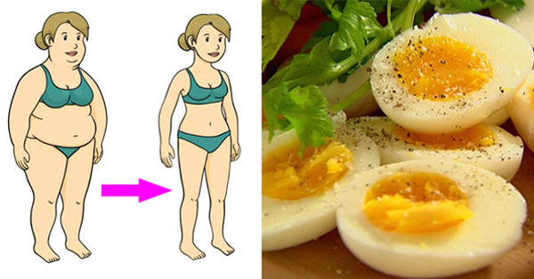Giảm hơn 10kg trong 2 tuần nhờ chế độ ăn kiêng với trứng luộc
