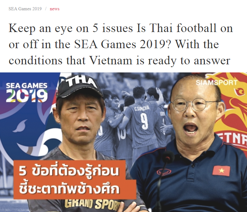 Báo Thái hoài nghi về khả năng giành chiến thắng của đội nhà   