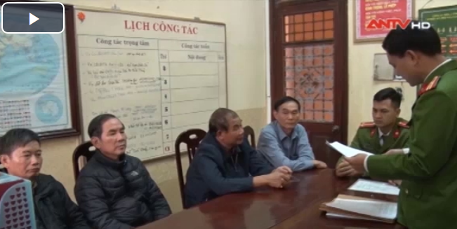 Nam Định: Bắt giam 4 cựu 'quan xã' bán đất trái thẩm quyền