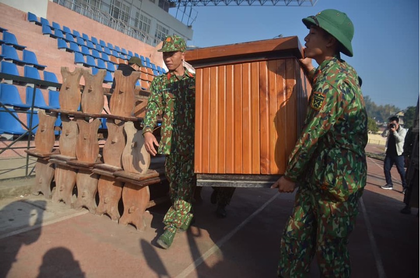 Cận cảnh nơi xét xử công khai vụ nữ sinh giao gà bị sát hại ở Điện Biên