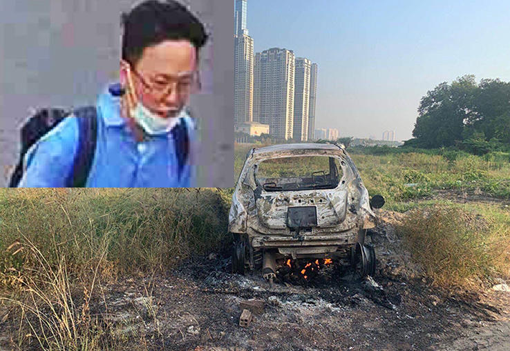 Đã bắt được nghi can sát hại gia đình người Hàn Quốc, đốt ô tô