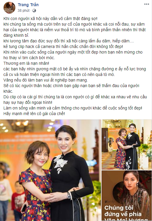 Sao Việt nói gì về việc Văn Mai Hương bị lộ clip nhạy cảm 4