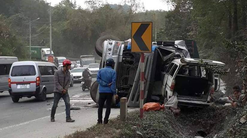 Sốc với nồng độ cồn của tài xế container tông xe khách khiến 7 người bị thương nặng