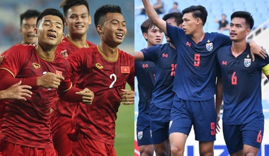 Các CĐV Thái Lan không giấu được niềm vui sau khi U23 Thái Lan