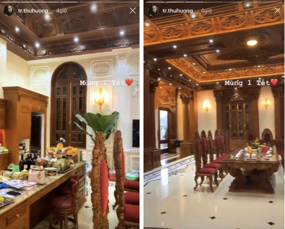 'Cô dâu 200 cây vàng' hé lộ hình ảnh ăn Tết bên trong lâu đài 7 tầng ở Nam Định