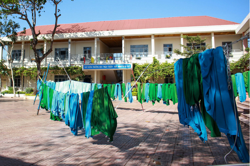 Nhiều trường học ở Đắk Lắk gấp rút vệ sinh, khử trùng đón học sinh