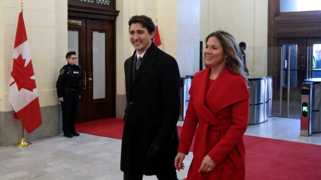 Vợ Thủ tướng Canada Trudeau dương tính với Covid-19 Vợ Thủ tướng Canada