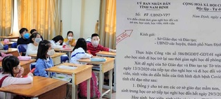 Nam Định thông báo hỏa tốc về lịch nghỉ học của học sinh