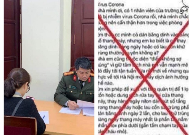 Tung tin sai về dịch Covid-19, 15 người ở Hà Nội bị công an xử phạt2