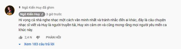  Ra mắt MV mới bị fan cho rằng hát về Khổng Tú Quỳnh, Ngô Kiến Huy phản bác gay gắt