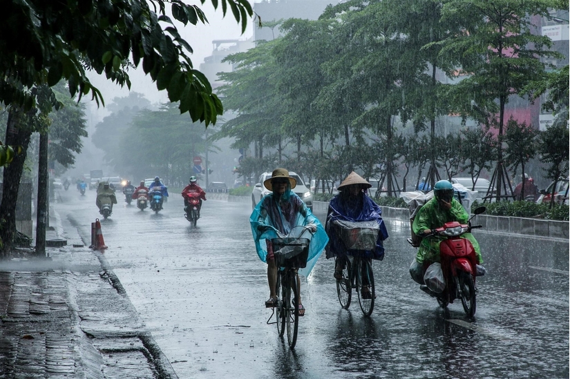 Tin tức thời tiết ngày 25/3/2020, Hà Nội có mưa rào và dông vài nơi