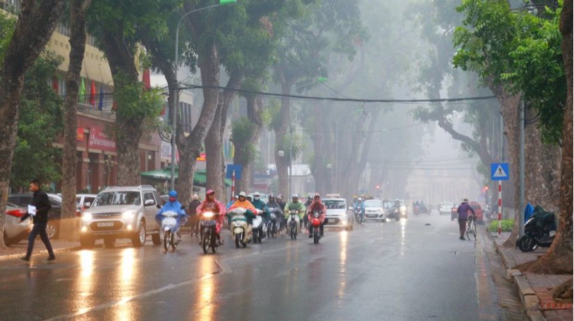 Tin tức thời tiết ngày 28/3/2020, Hà Nội có mưa rào trên diện rộng