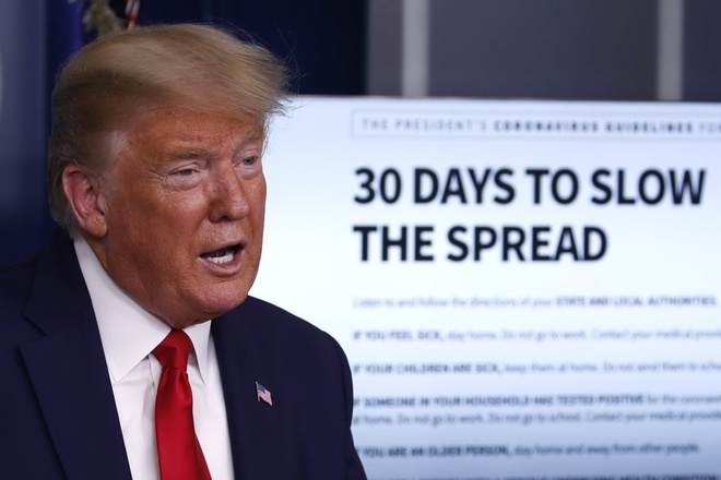 Ông Trump dự đoán Mỹ sắp trải qua 2 tuần ‘rất đau đớn’ vì Covid-19