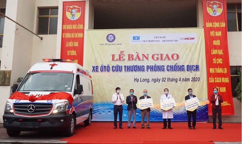 Quảng Ninh trang bị 3 xe cứu thương chuẩn quốc tế phòng chống dịch