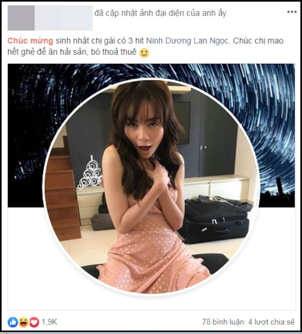 Ninh Dương Lan Ngọc 'giận tím người' khi bị đăng ảnh 'dìm hàng' vào ngày sinh nhật