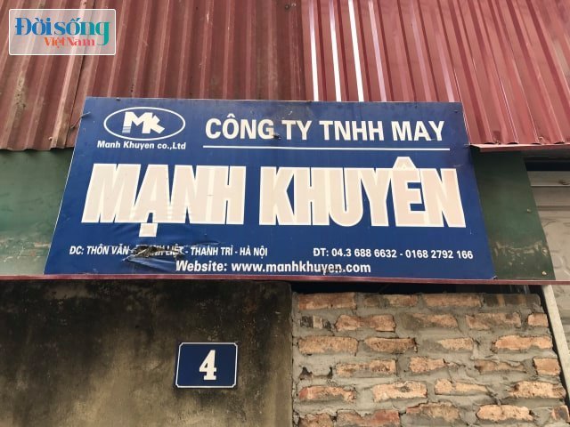 Hà Nội: Có hay không Công Ty TNHH MTV Mạnh Khuyên sản xuất khẩu trang ‘chui’?