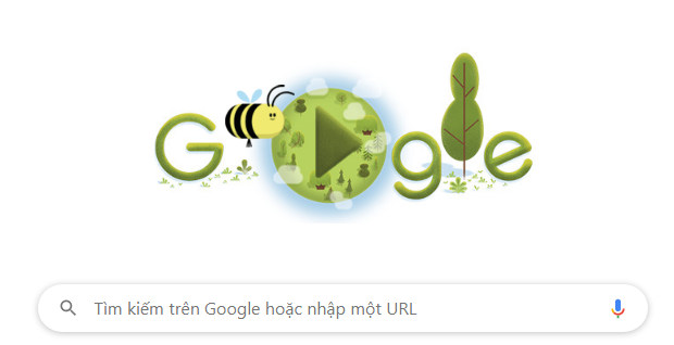 Google thay đổi doodle là một mini game để giáo dục kiến thức về loài ong