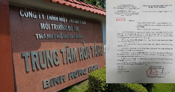 Ký văn bản hỏa táng mùa dịch, PGĐ Sở Tài Nguyên Môi trường TPHCM bị khiển trách