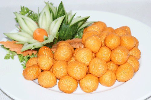 Tôm viên chiên- món rán thơm ngon nức mũi