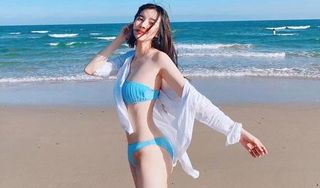 Cao Thái Hà mặc bikini khoe đường cong chuẩn từng cm